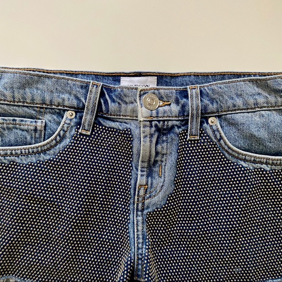 Studded Hudson Kenzie Shorts NWOT Size 26 $255 - Picture 2 of 14